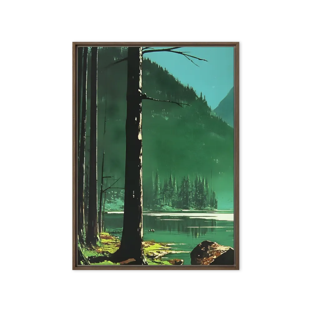 Reflections of Tranquility | Canvas with Brown Frame | 20″×28″