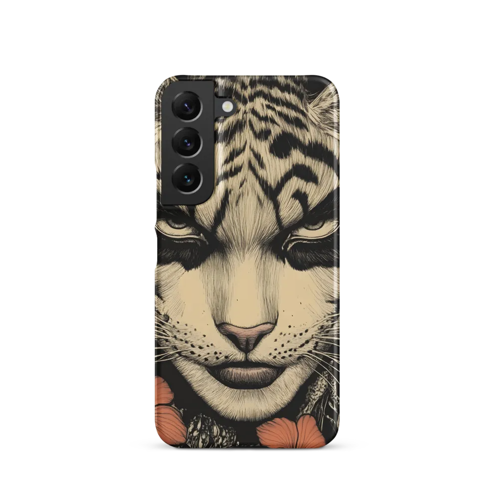 Feline Majesty: The Human-Leopard Connection | Phone Case |  S22 | Snap Case | Matte