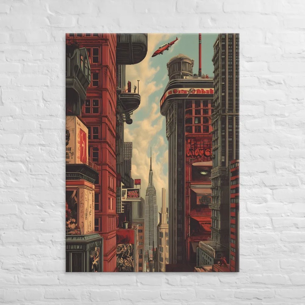 A Glimpse of Tomorrow: Urban Ambition | Canvas | 40″×55″