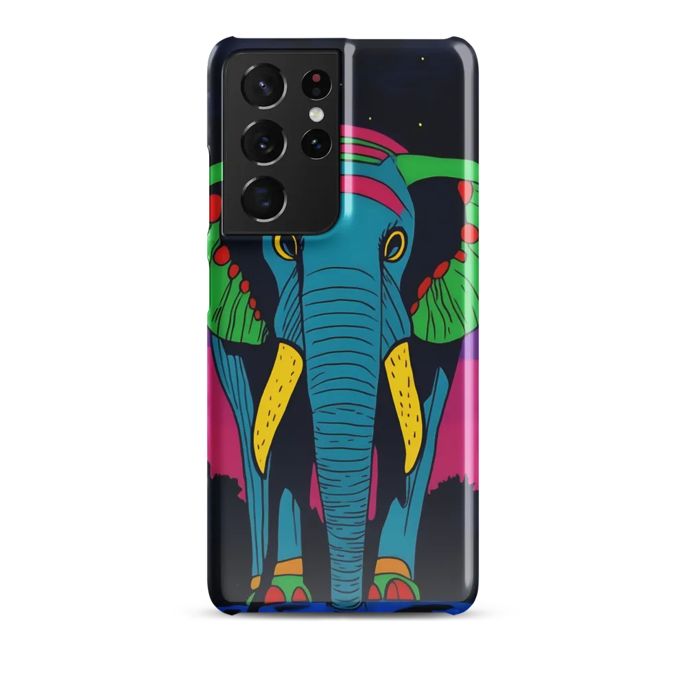 Whimsical Majesty: The Vibrant Elephant