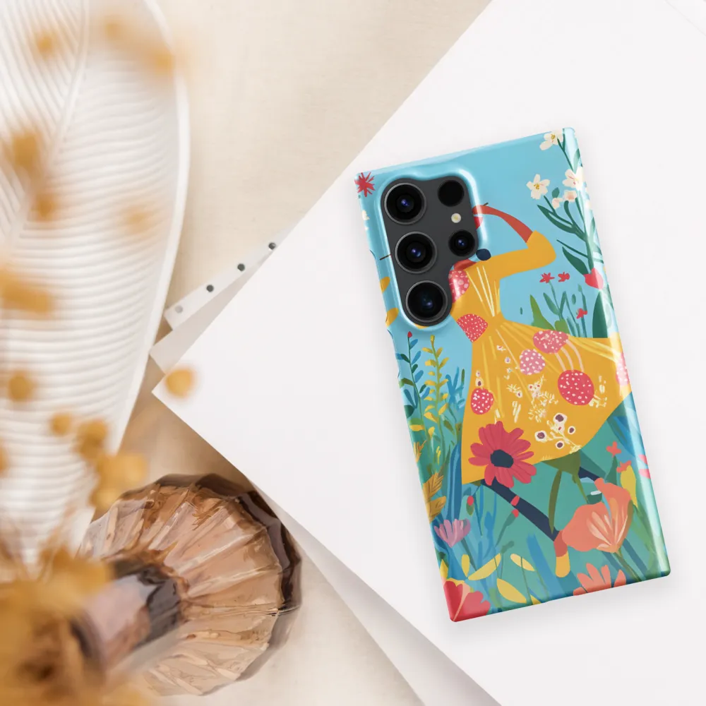 Dancing Among Blossoms | Phone Case |  S23 Ultra | Snap Case | Glossy
