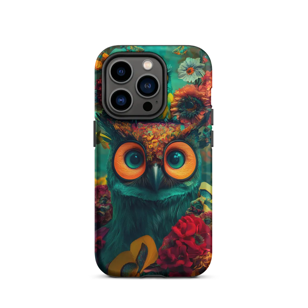 Majestic Harmony: The Floral Owl