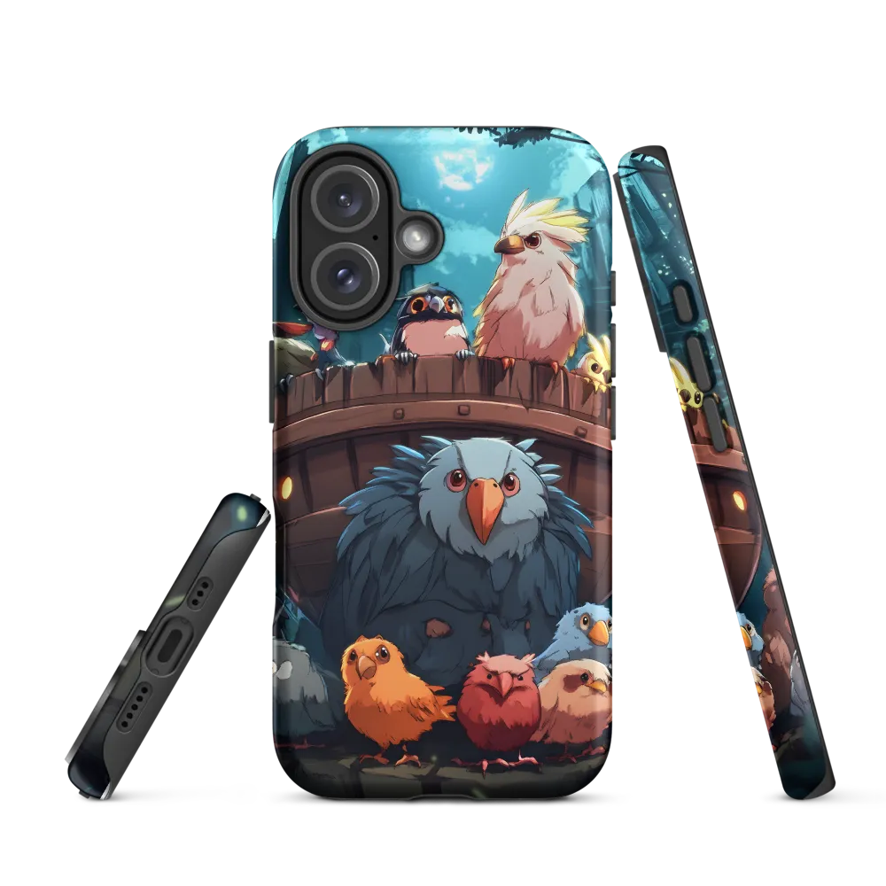 A Gathering of Fantastical Birds | Phone Case