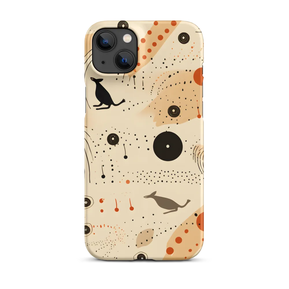 Playful Patterns in Earth Tones | Phone Case |  14 Plus | Snap Case | Matte