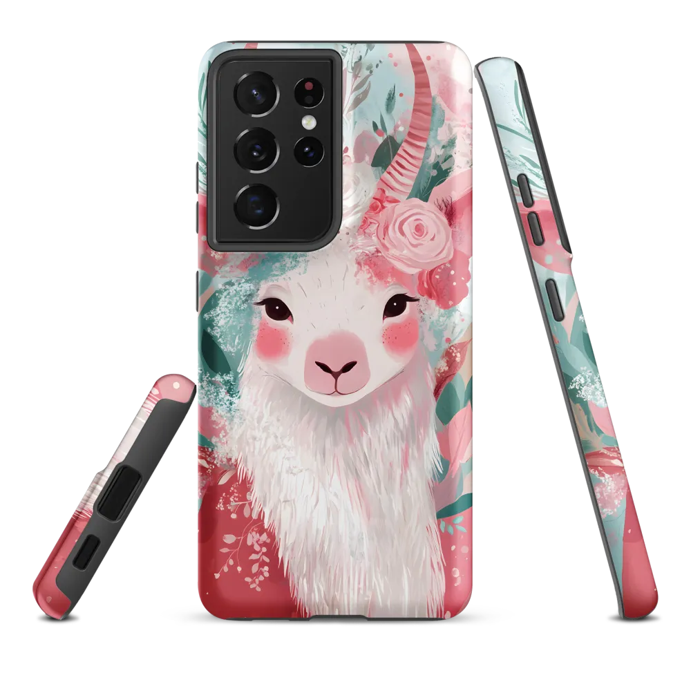 Spring Whimsy: The Floral Goat