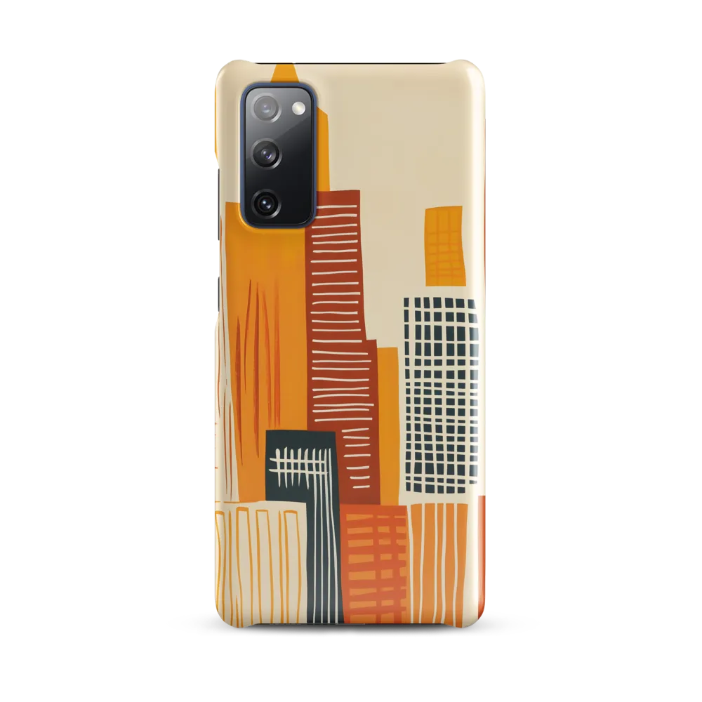 Urban Melodies: A Modern Cityscape | Phone Case |  S20 FE | Snap Case | Glossy