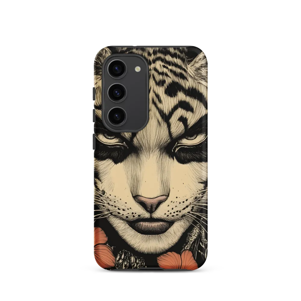 Feline Majesty: The Human-Leopard Connection | Phone Case |  S23 | Tough Case | Matte