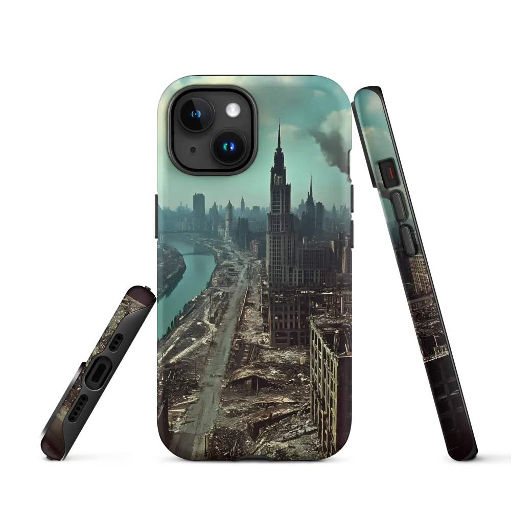 Urban Ruins: A Futuristic Reflection | Phone Case |  15 | Tough Case | Matte