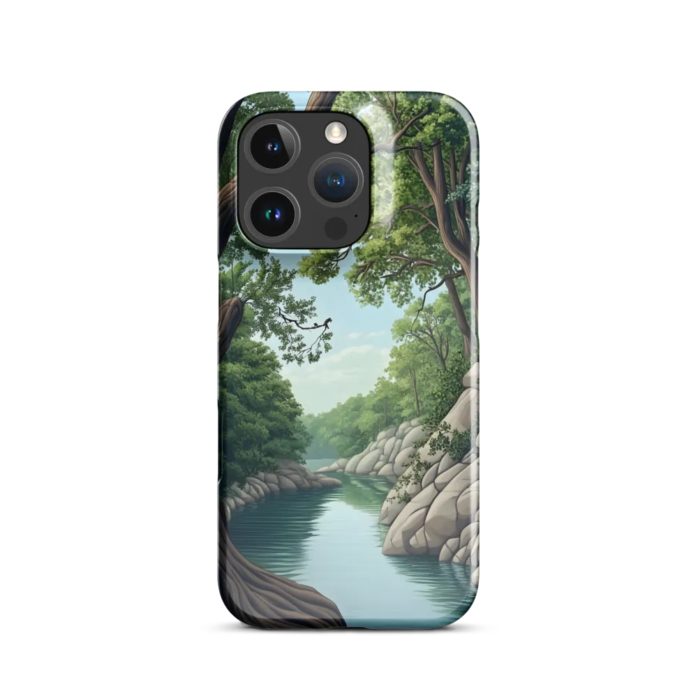 Tranquil Reflections: A Serene River Landscape