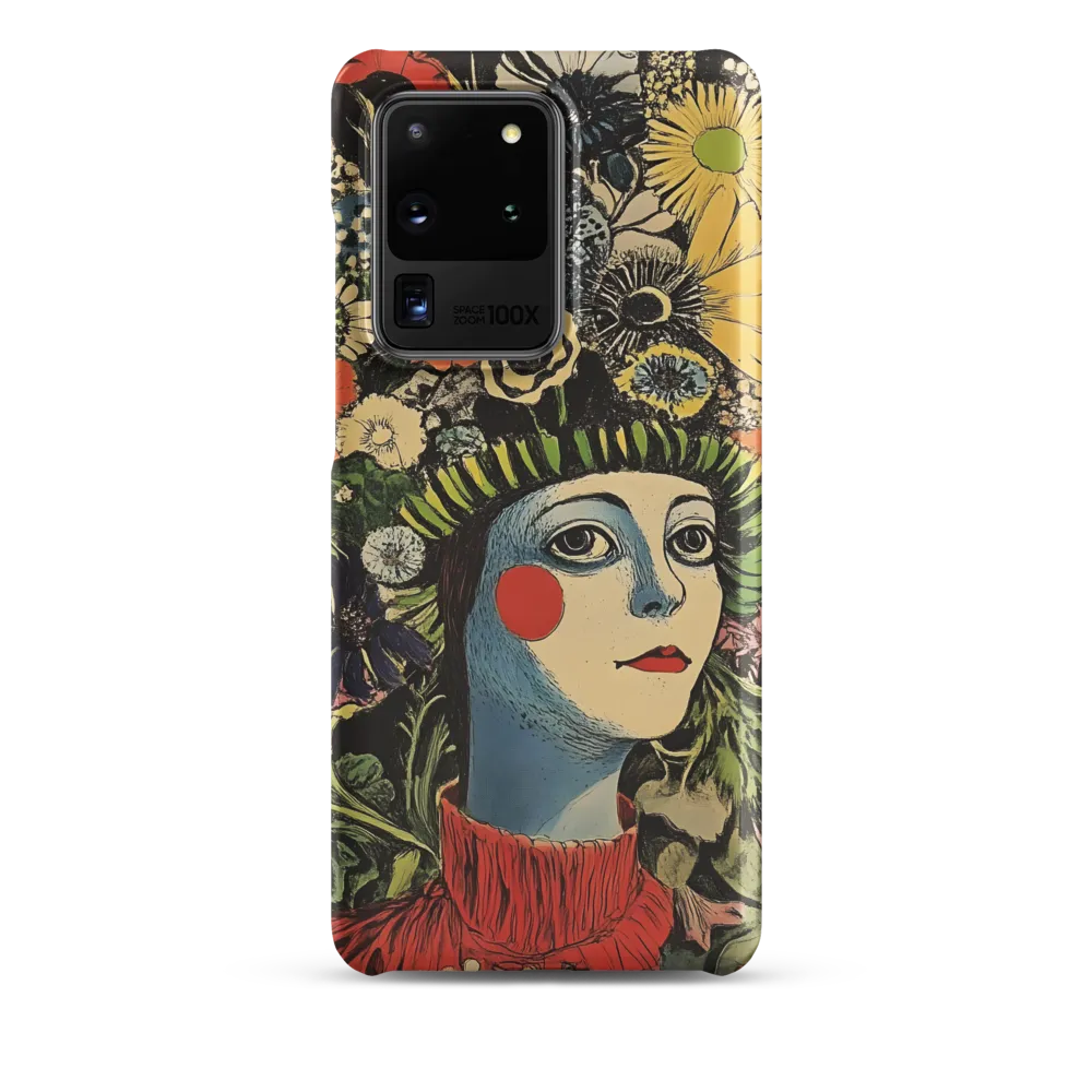Floral Whimsy: A Portrait of Nature's Embrace