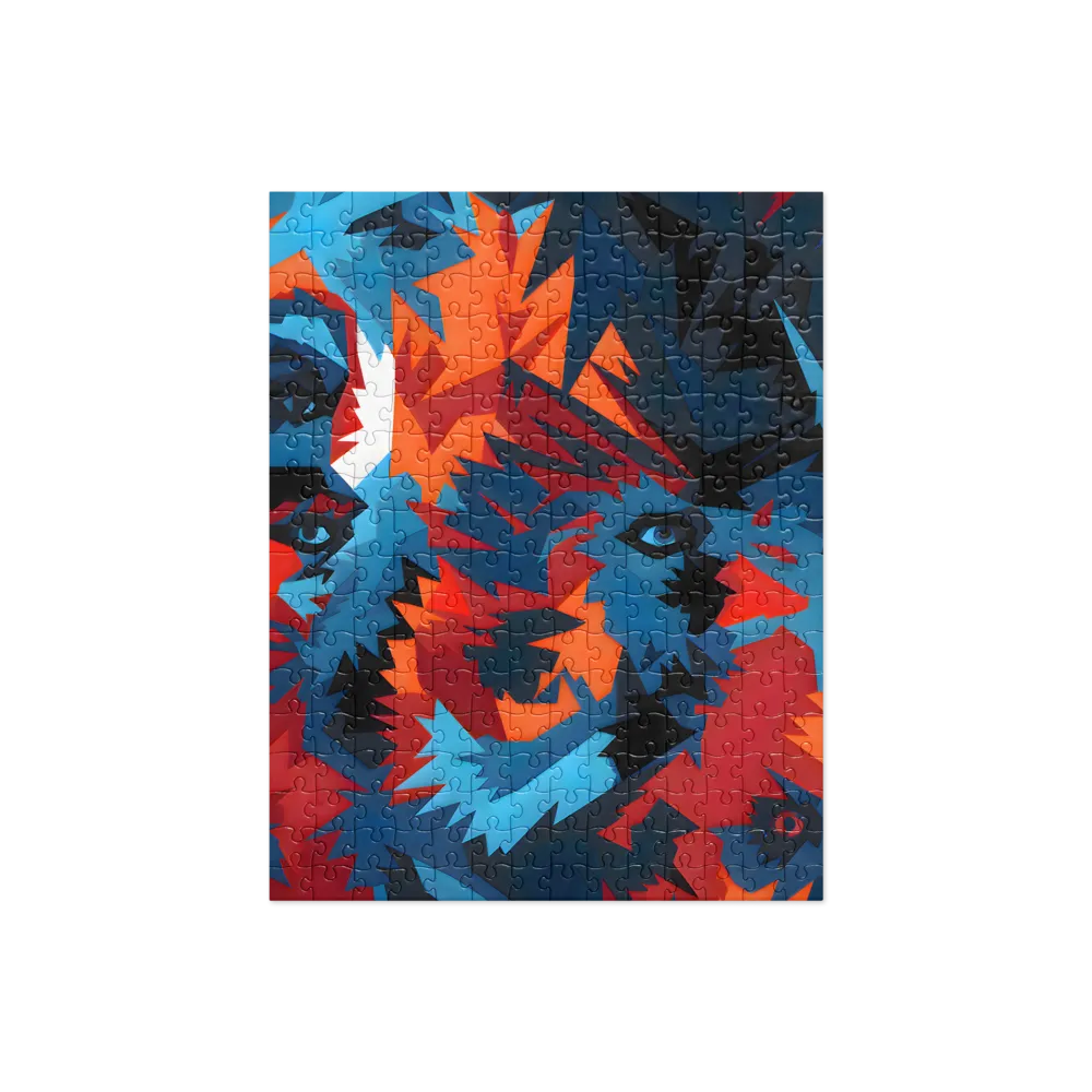 Vivid Aura of the Wolf | Jigsaw Puzzle | 252 pieces