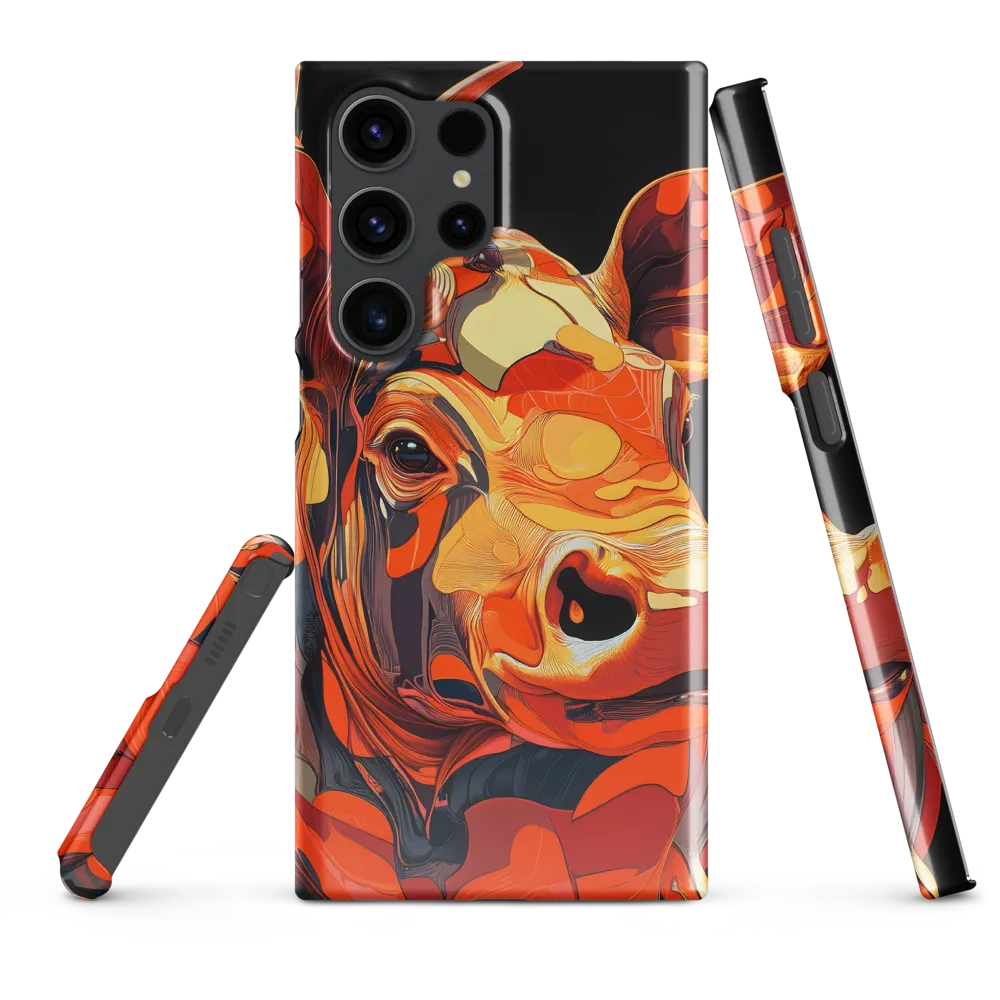 Modern Serenade: The Vibrant Cow