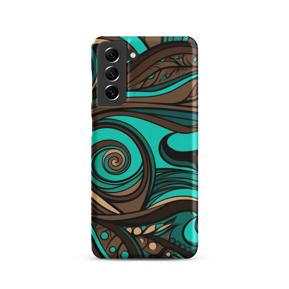 Fluctuating Currents | Phone Case |  S21 | Snap Case | Matte