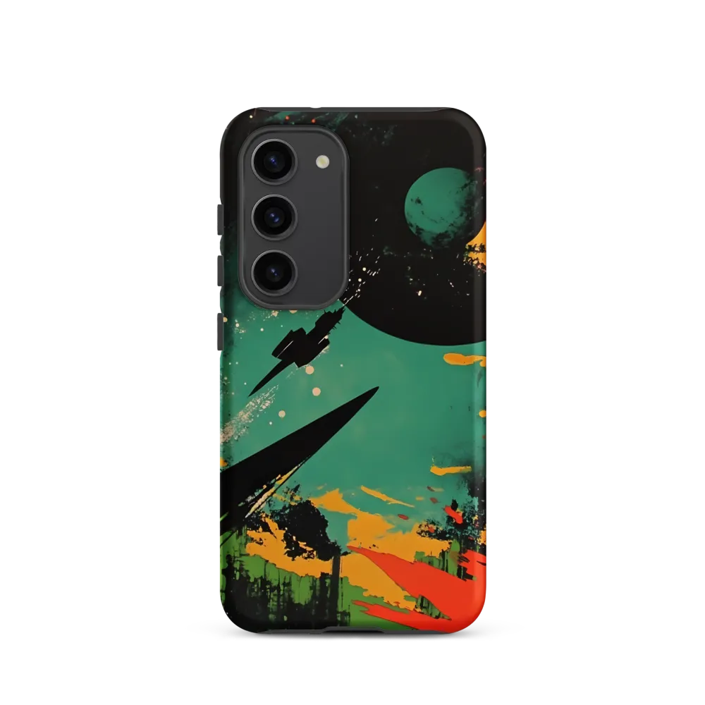 Journey Through the Cosmic Canvas | Phone Case |  S23 | Tough Case | Matte