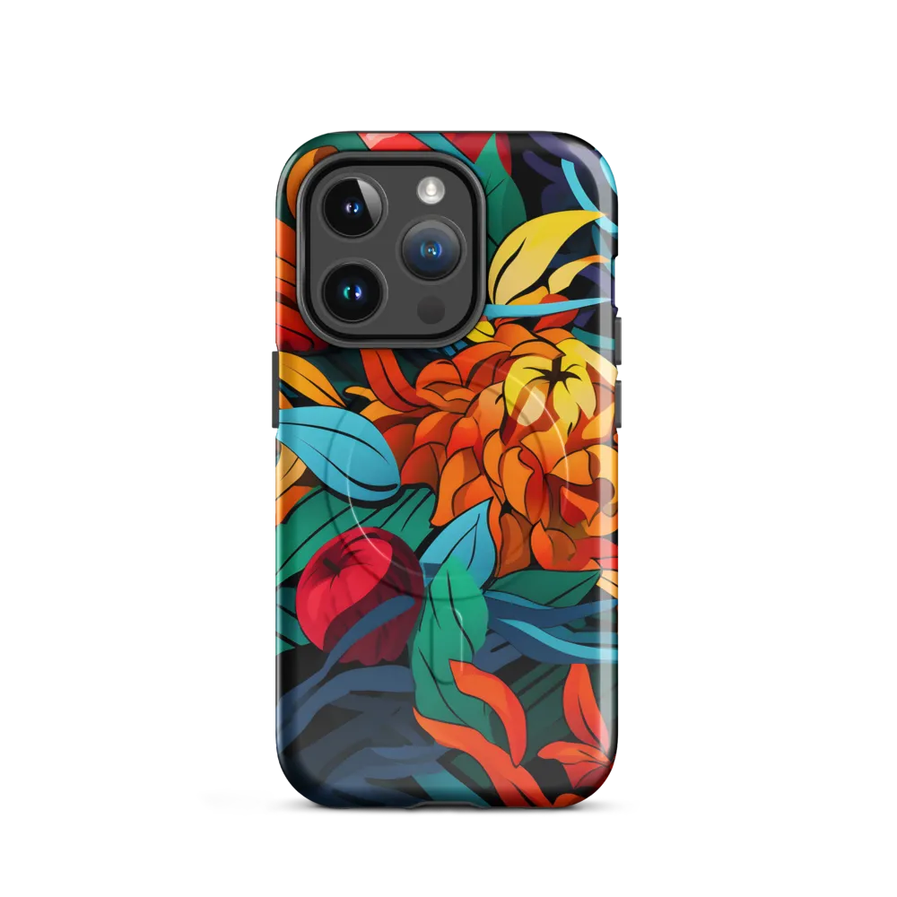 Tropical Harmony | Phone Case |  14 Pro | MagSafe® Tough Case | Glossy