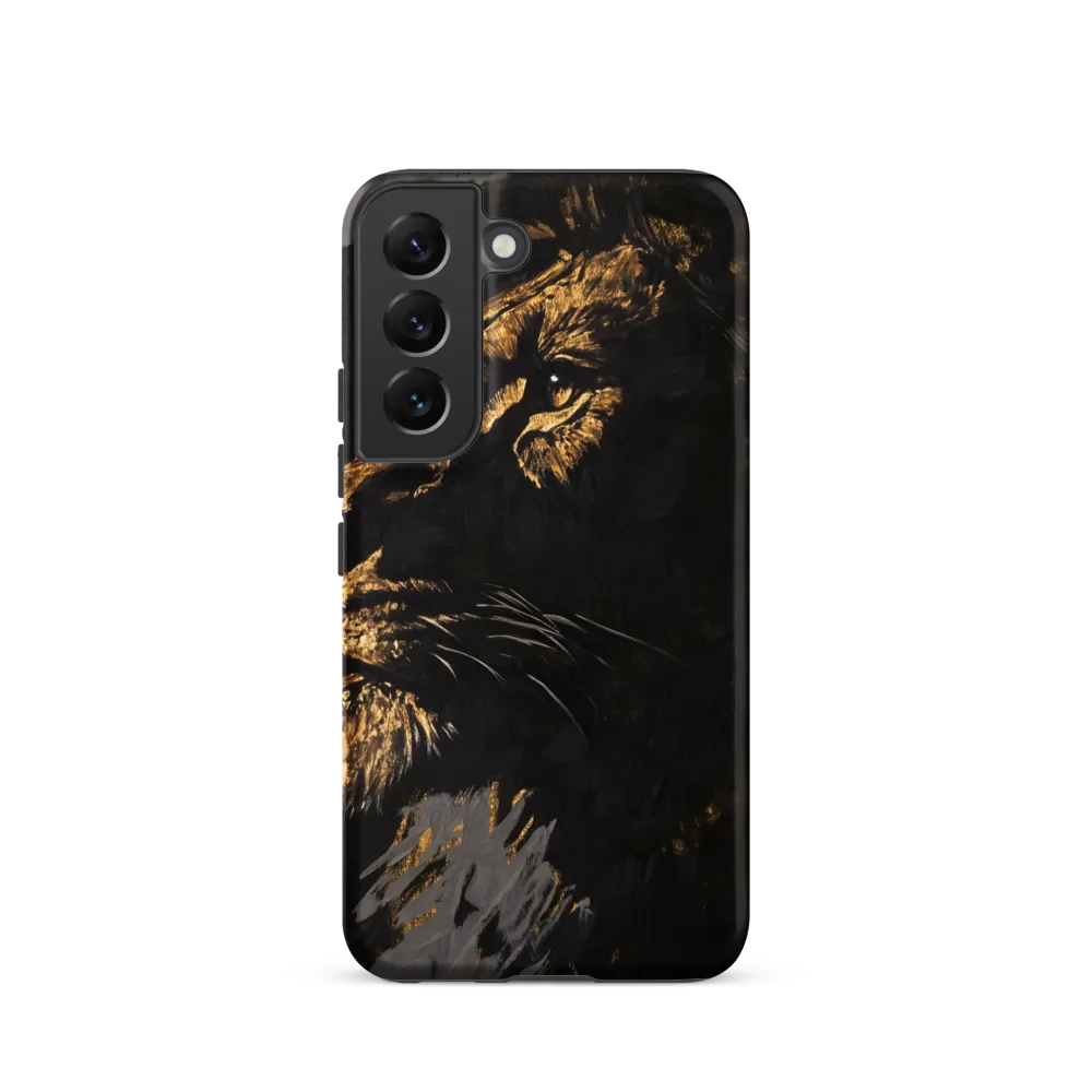 Majestic Gaze: The Golden Lion