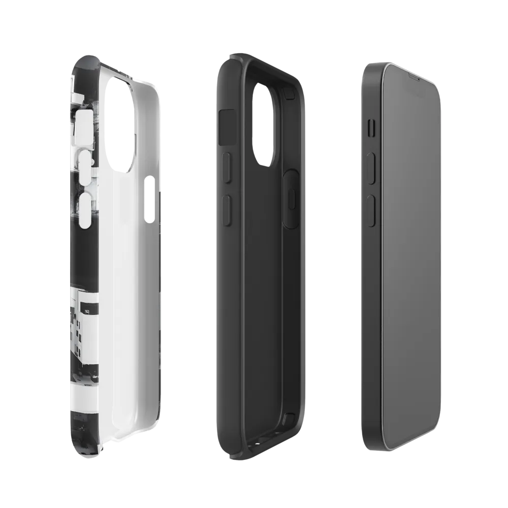 Urban Minimalism: Aerial Perspectives | Phone Case |  13 mini | Tough Case | Glossy