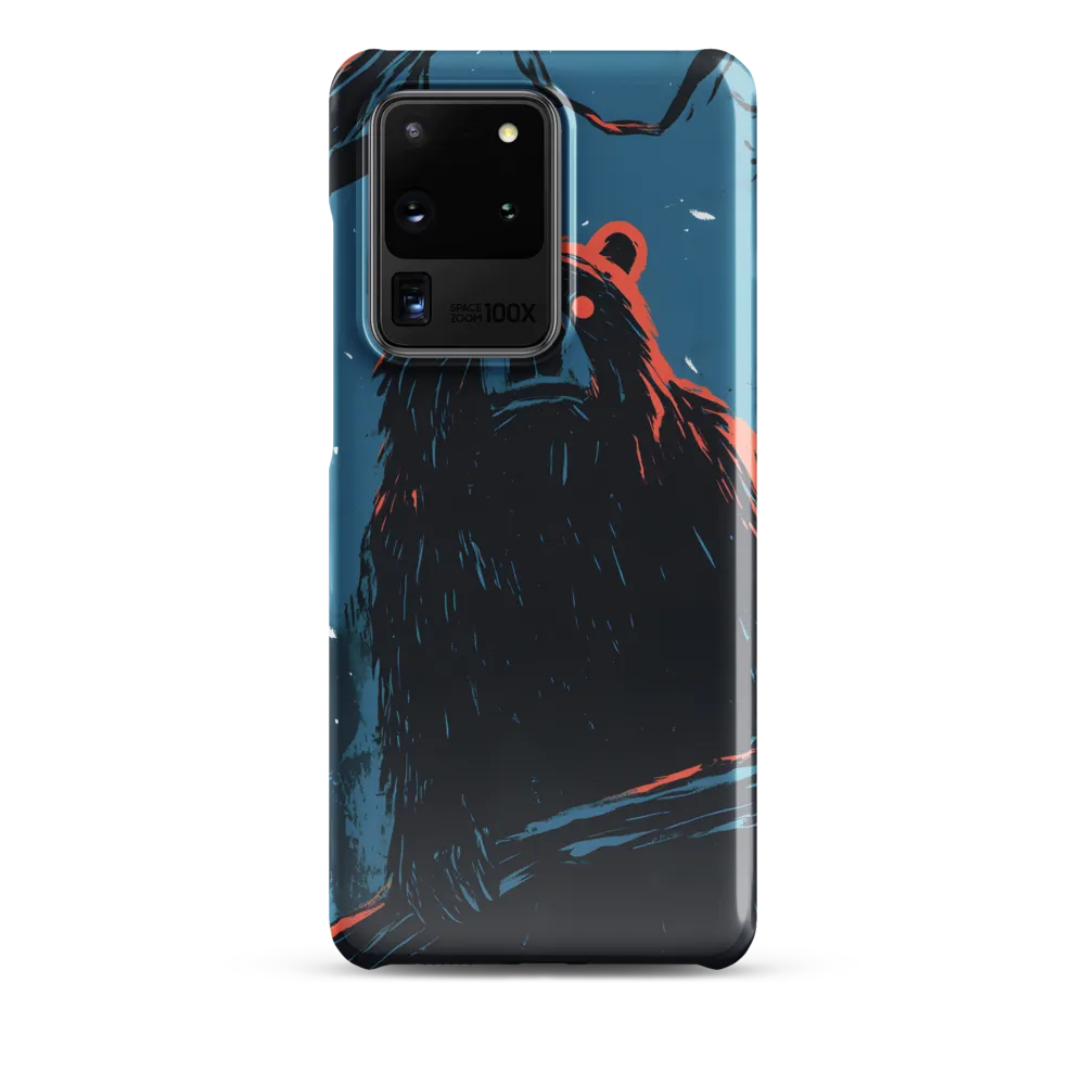 Eerie Majesty: A Bear in the Night