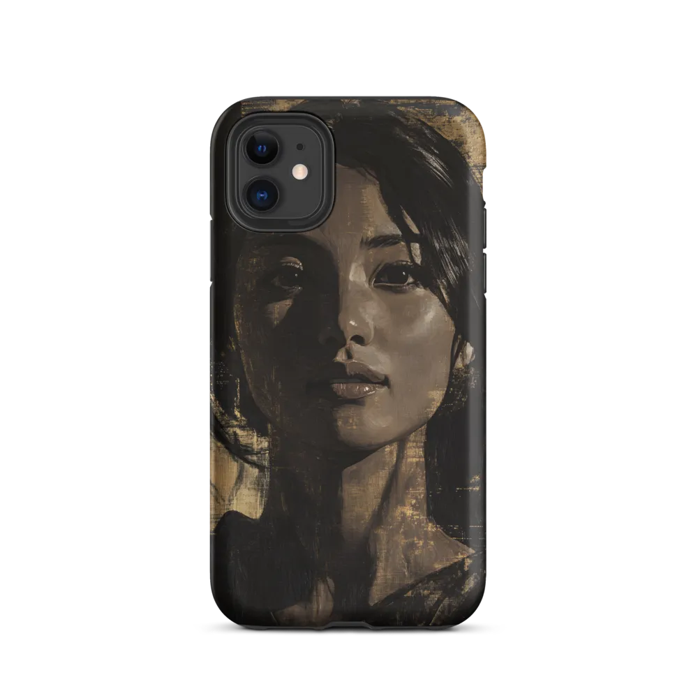 Golden Gaze: A Contemporary Portrait