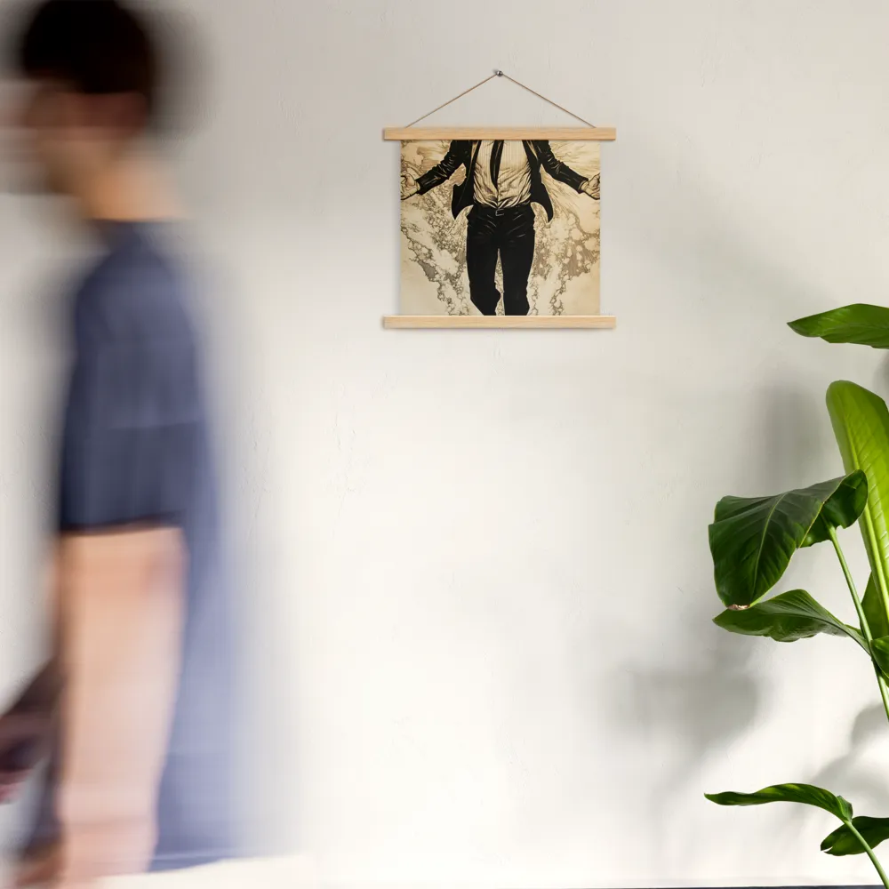 Ascendancy of the Spirit | Poster With Oak Wood Hanger | 14″×14″