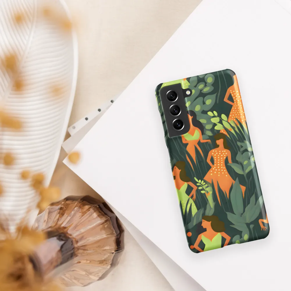 Playful Harmony in Patterns | Phone Case |  S21 | Snap Case | Matte