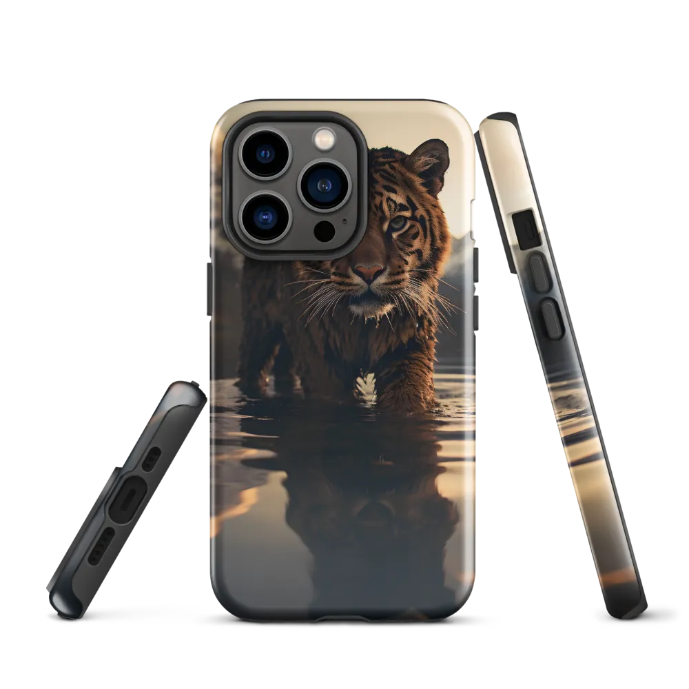 Majestic Reflection: The Tiger's Domain