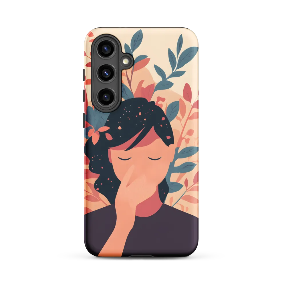 Whispers of Nature: A Serene Contemplation | Phone Case |  S24 Plus | Tough Case | Matte