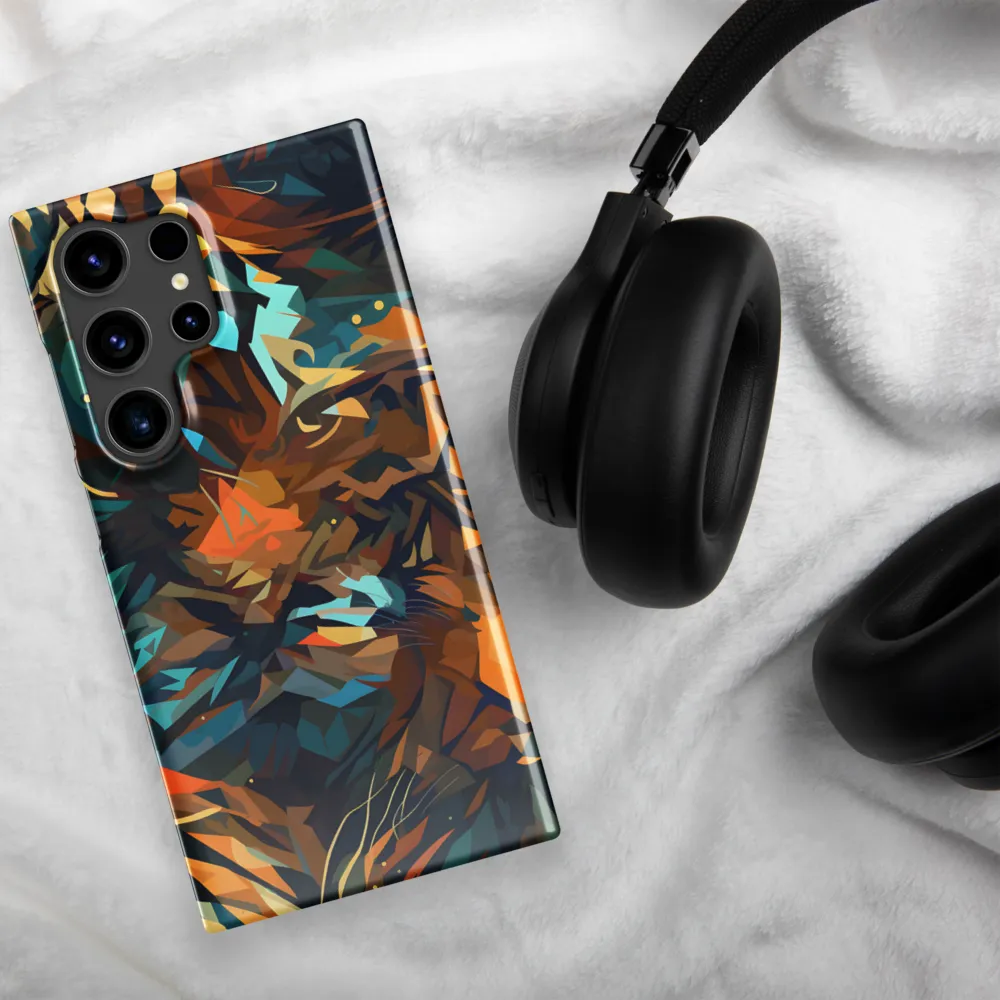 Wild Symphony: Abstract Tigers | Phone Case |  S24 Ultra | Snap Case | Glossy