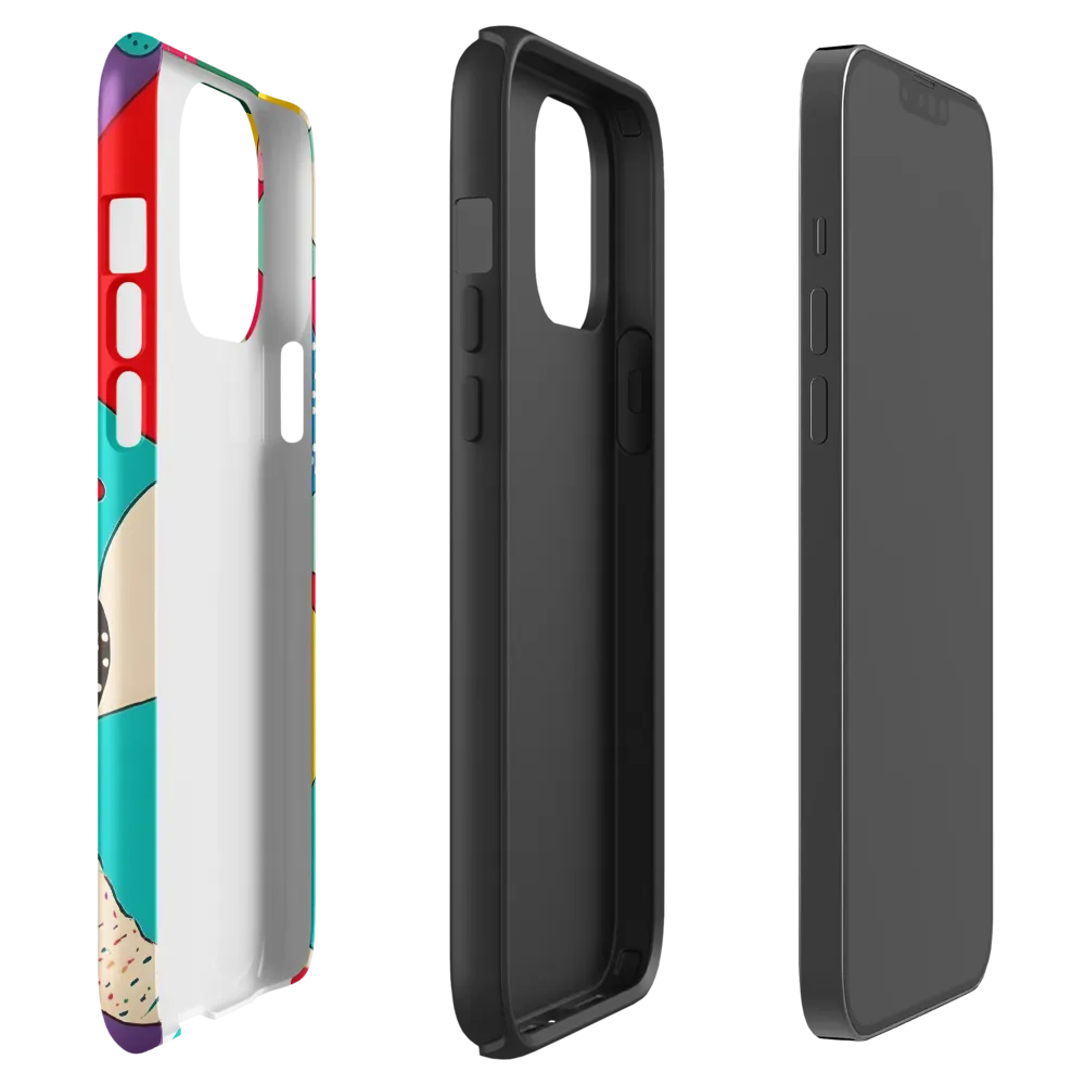 Playful Geometry in Color | Phone Case |  13 Pro Max | Tough Case | Glossy