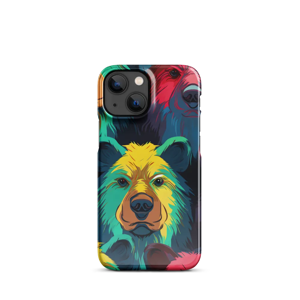 The Colorful Essence of Bears | Phone Case |  13 Mini | Snap Case | Glossy