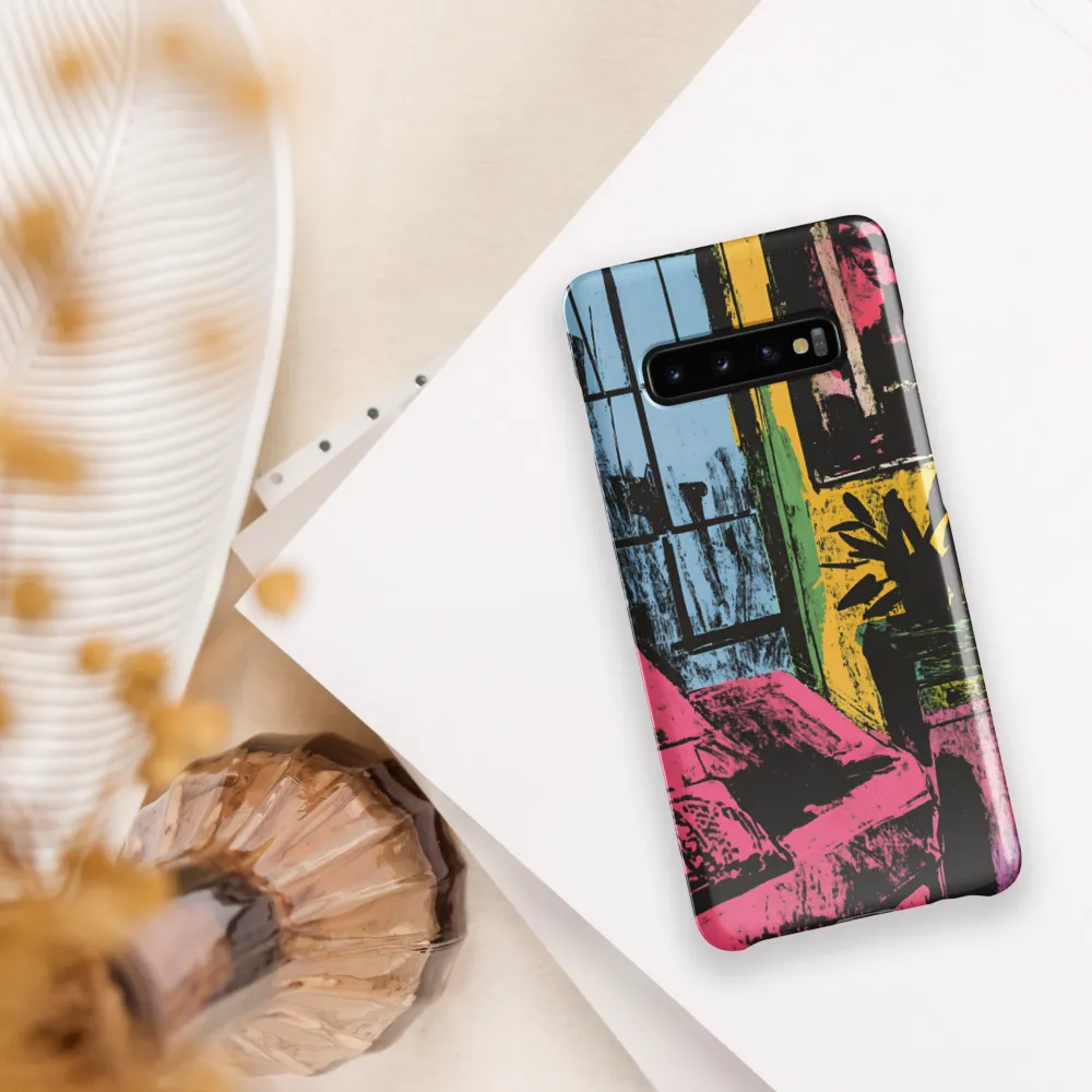 Vibrant Living: A Playful Interior | Phone Case |  S10 Plus | Snap Case | Glossy