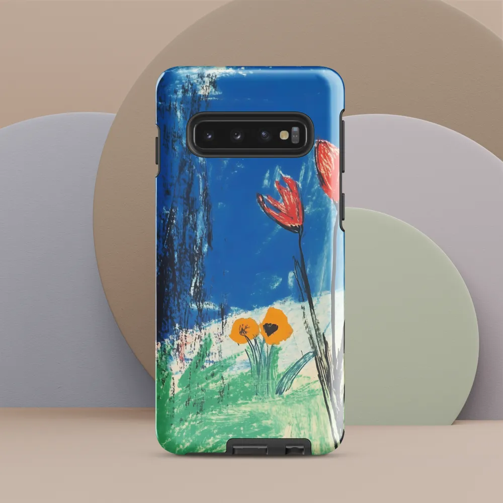 Joyful Blossoms in Blue