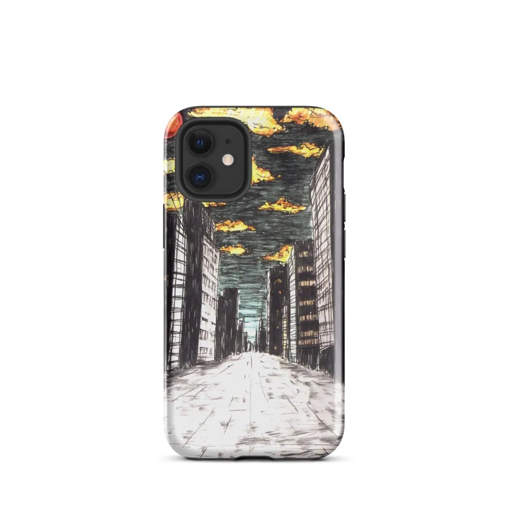 Eclipsed Cityscape