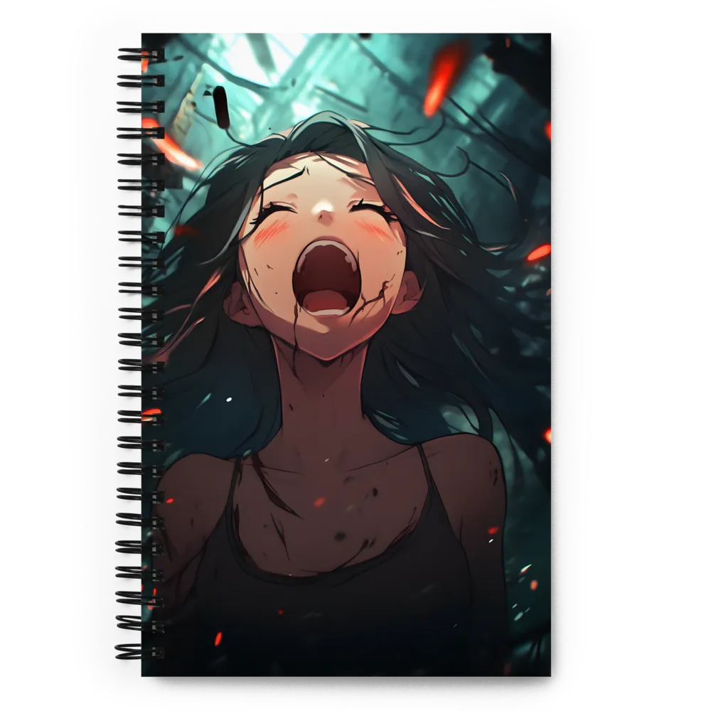 Scream of Pain | Spiral Notebook