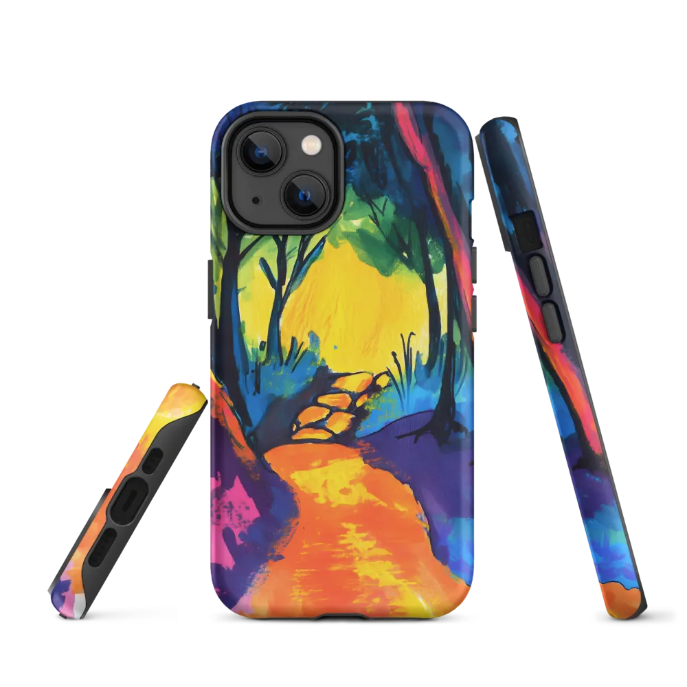 Path Through a Vibrant Forest