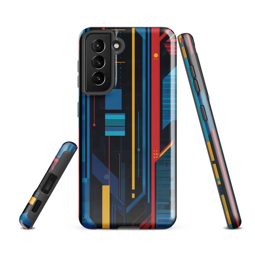 Symphony of Lines | Phone Case |  S21 FE | Tough Case | Glossy