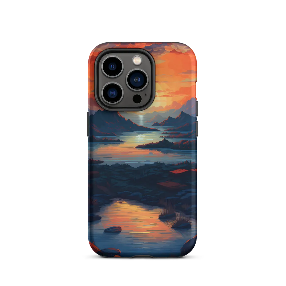 Ethereal Evening: A Digital Dusk