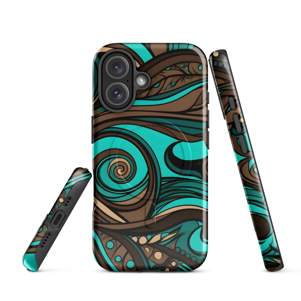 Fluctuating Currents | Phone Case |  16 | MagSafe® Tough Case | Glossy