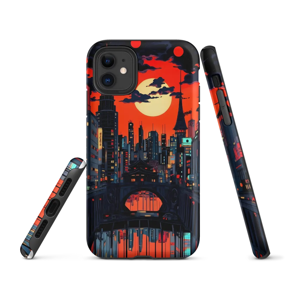 Nightfall in a Neon City