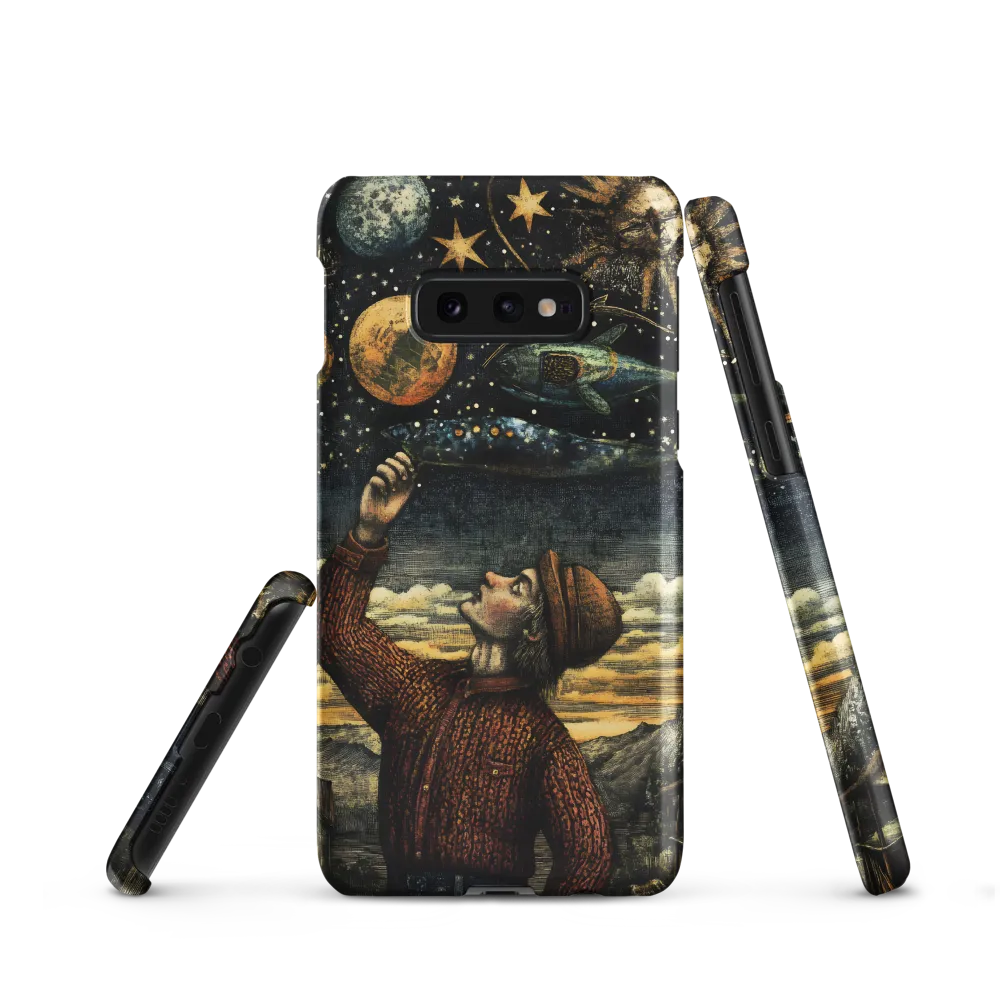 Cosmic Curiosity: A Journey Beyond Earth | Phone Case |  S10e | Snap Case | Matte