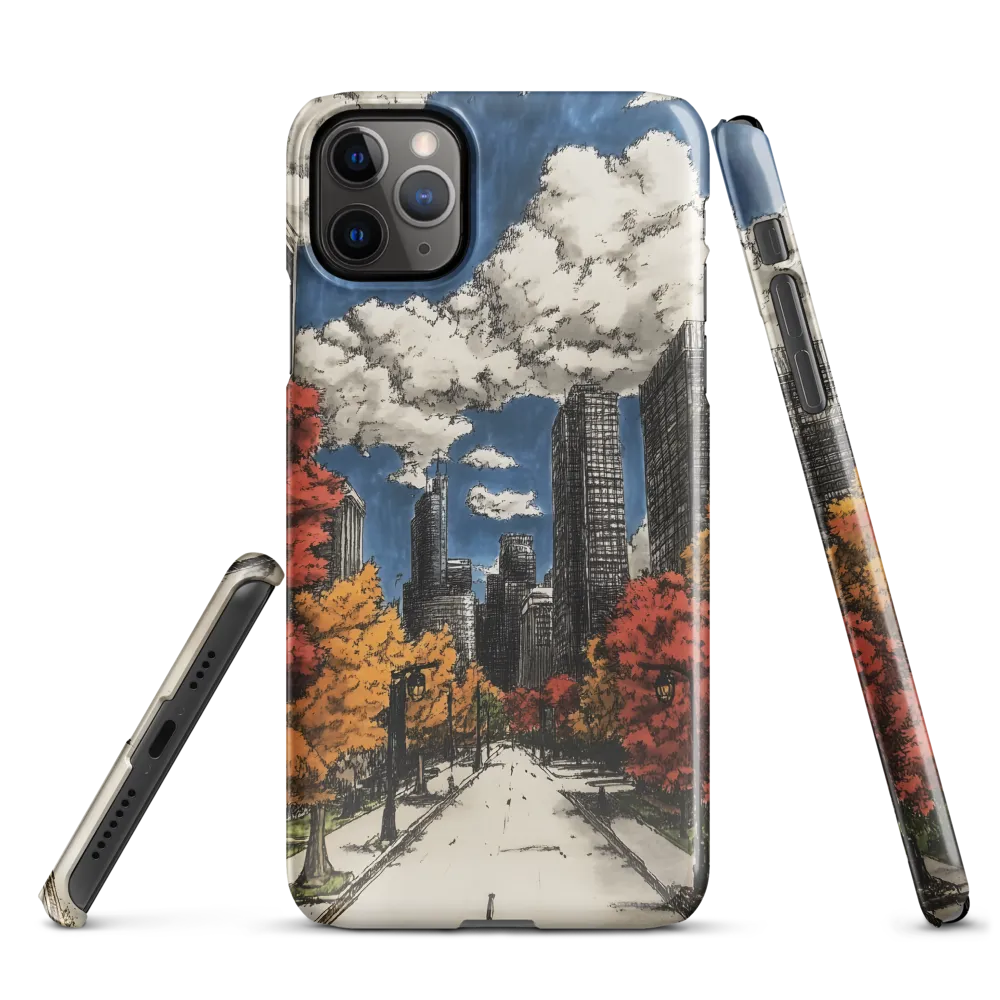 Autumn Serenity in the City | Phone Case |  11 Pro Max | Snap Case | Glossy