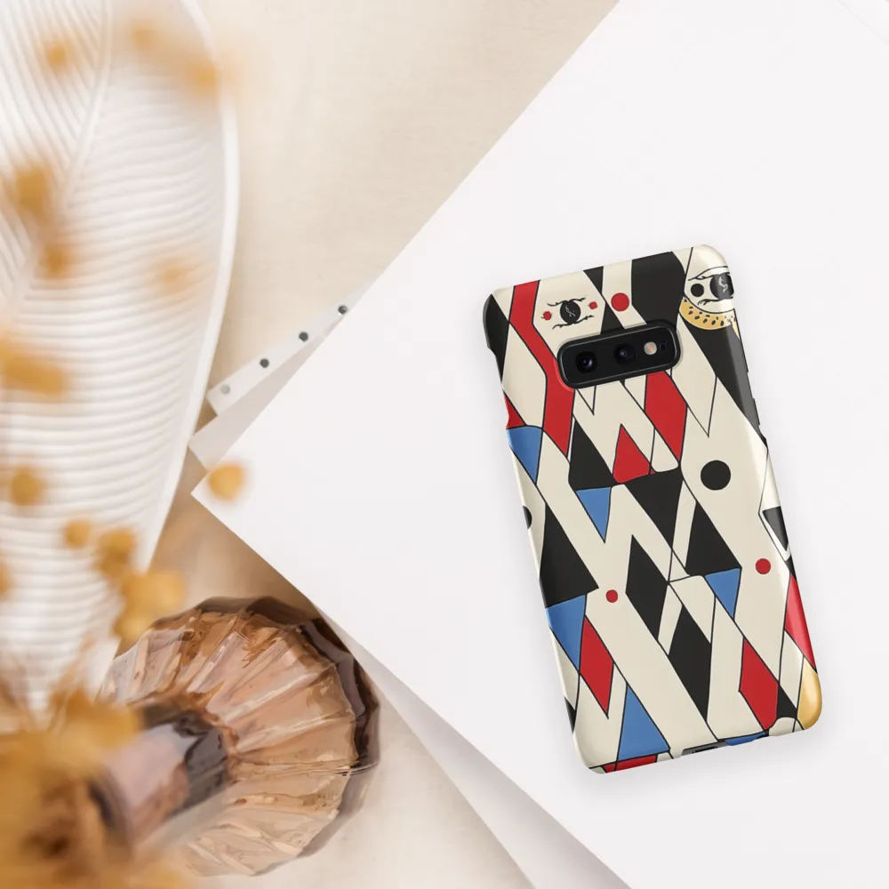 Dynamic Geometric Symphony | Phone Case |  S10e | Snap Case | Matte