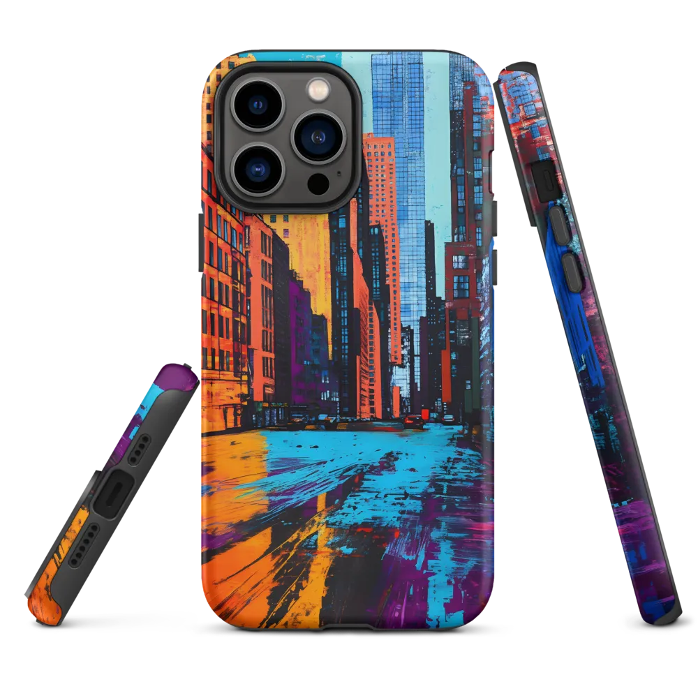 Vibrant Urban Horizons | Phone Case |  13 Pro Max | Tough Case | Matte