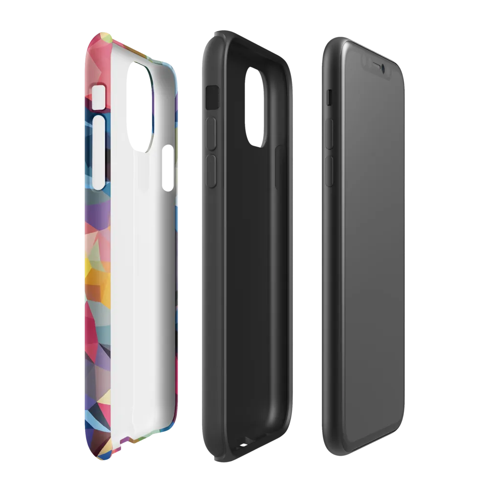 Playful Geometry: The Bear's Face | Phone Case |  11 | Tough Case | Matte