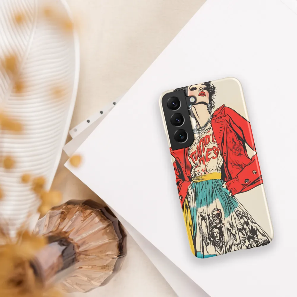 Vibrant Elegance: A Pop Art Fashion Statement