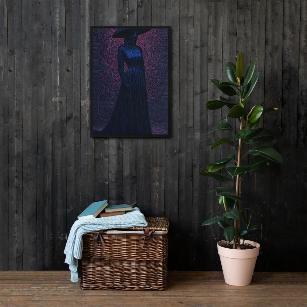 Veil of Enigma | Canvas with Black Frame | 20″×28″