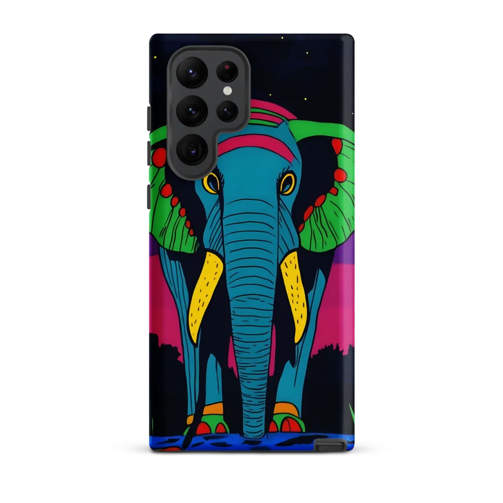 Whimsical Majesty: The Vibrant Elephant