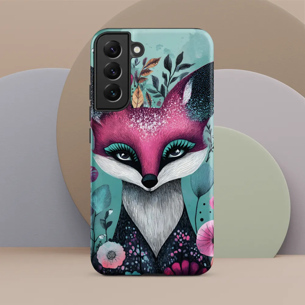 Whimsical Fox Among Blossoms