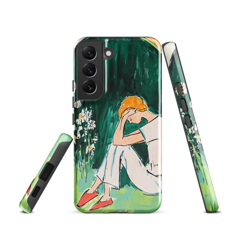 Silent Sorrow | Phone Case |  S22 | Tough Case | Glossy