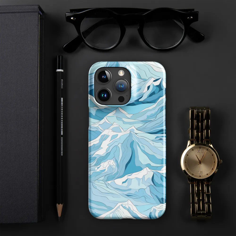 Majestic Peaks of Serenity | Phone Case |  15 Pro Max | Snap Case | Glossy